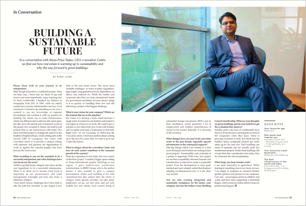 In Conversation Building a Sustainable Future Satya Priya Yadav, CEO