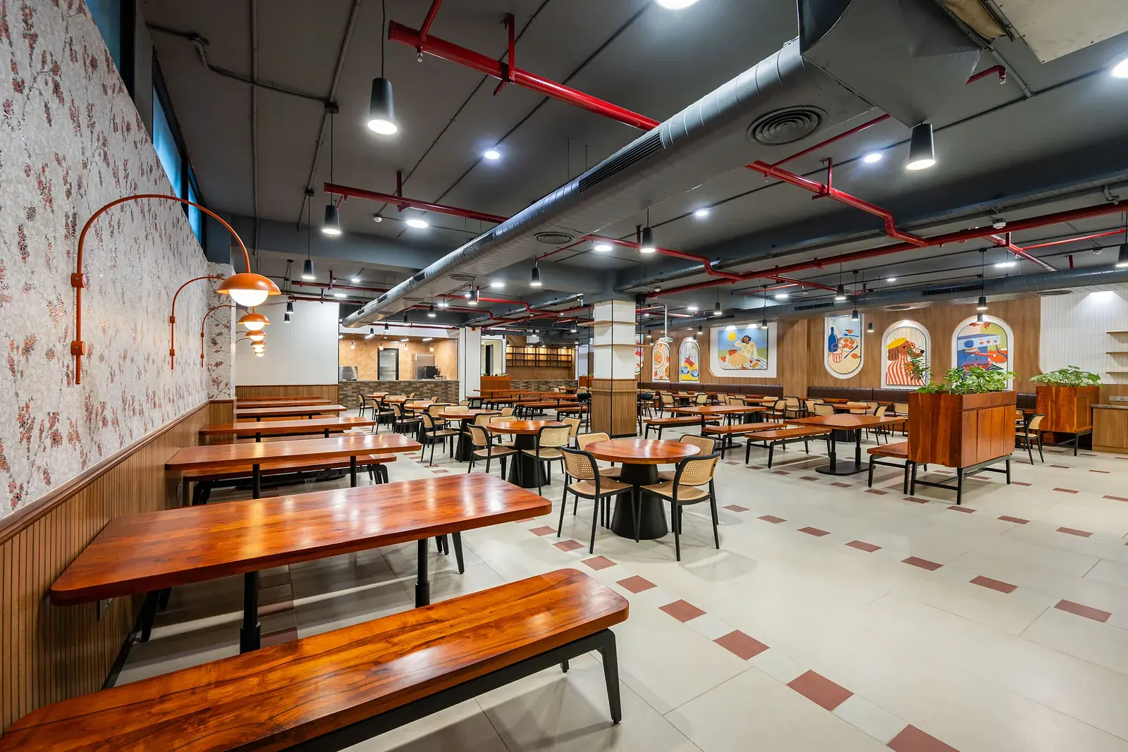 The dining hall