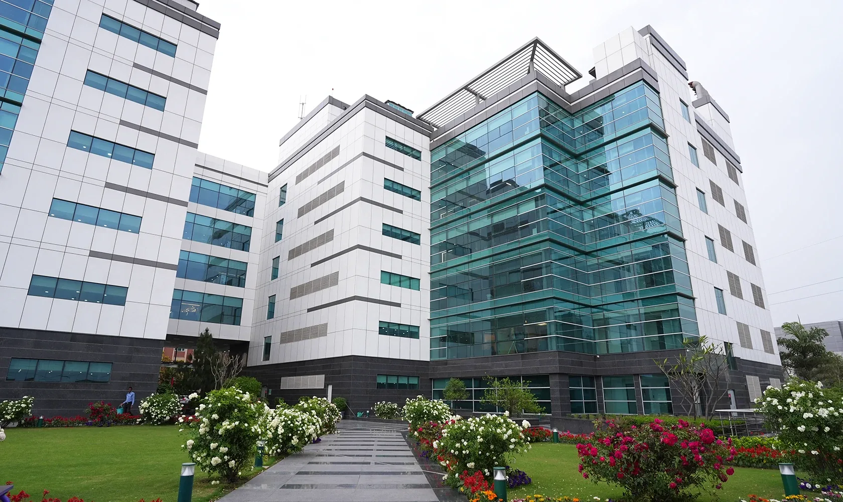 Blocks B and C from the lawns